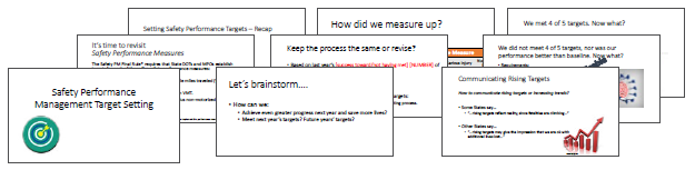 Collage of slides in the presentation associated with this document.