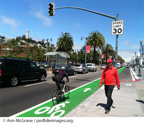 Pedestrian and Bicycle Safety Islands :: Minneapolis Street Guide