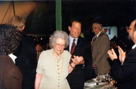 Vice President Gore with his Mother