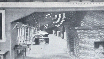 South Yarmouth 'Workshop' of the National Highways Association. Part of the General Offices, looking at the Drafting Department.	