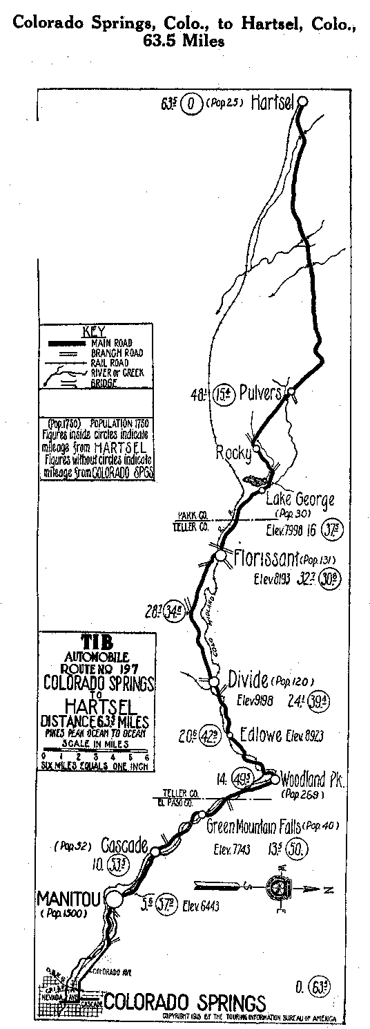 Pikes Peak Ocean To Ocean Highway Map Gallery | FHWA