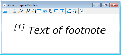 Resulting text in MicroStation window