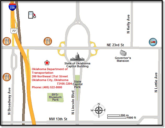 oklahoma DOT map