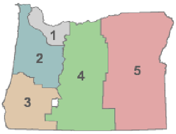 oregon regions