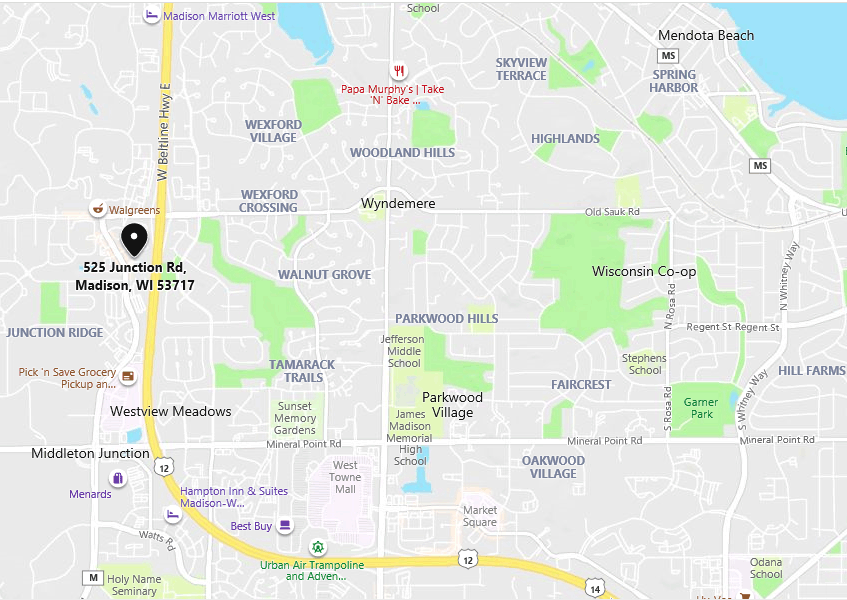 wisconsin area map