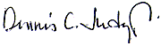 Dennis Judy Signature
