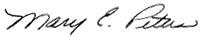 Peters signature