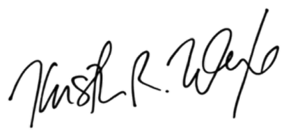 White signature