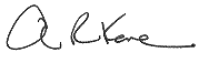 Kane signature