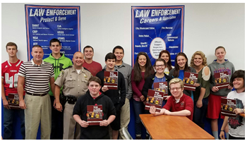 Student graduates of a Teens and Trucks class and their KYSP instructors.