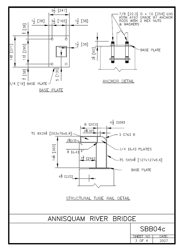 Annisquam River Bridge (Sheet No. 3 of 4)