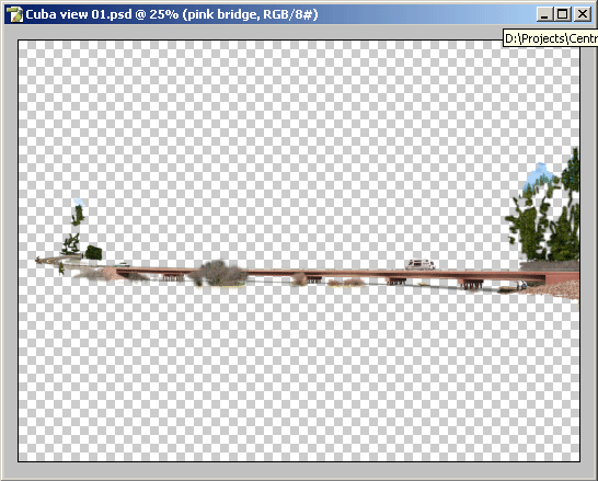 A screen grab of a digital bridge with added foreground elements.