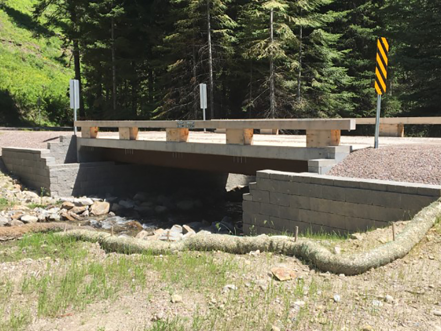 North Valley Creek Bridge Replacement, Flathead Indian Reservation, Montana