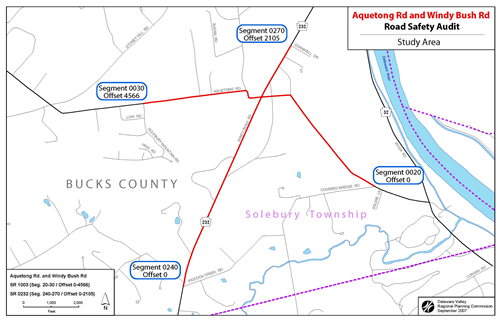 Study Area: Aquetong Rd and Windy Bush Rd