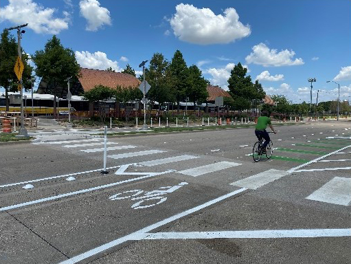 Greenville Avenue after the Demonstration Project Improvements