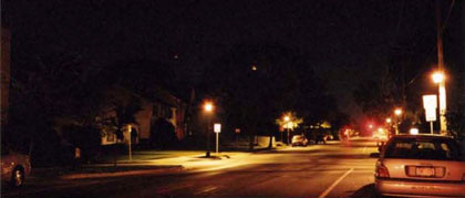 Figure 20 - Example of High Glare Street Lighting