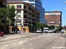 7th Street looking west at Bixel Avenue from a different angle. Photo: Eric Widstrand