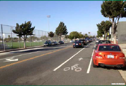 Ocean Park Boulevard looking east at 16th Street. Photo: Eric Widstrand