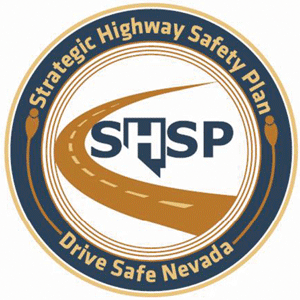 "Strategic Highway Safety Plan's Drive Safe Nevada logo"