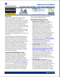 Texas Experience factsheet.