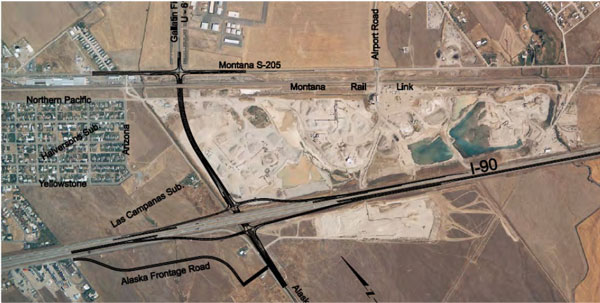 Figure 20: Conceptual illustration of the East Belgrade interchange