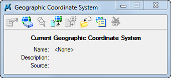 Screenshot of Geographic Coordinate System dialog