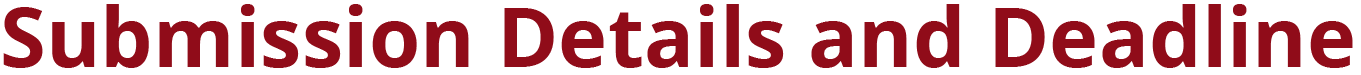 Submission Details and Deadline
