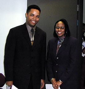 Phil Oglesby III and Cheryl Cattledge, Ohio Division, at the Black History Presentation Luncheon.