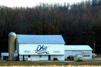 Painted Barn in Coshocton County.