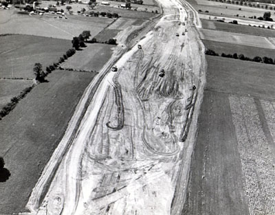 Construction on Interstate 78 near Annandale.