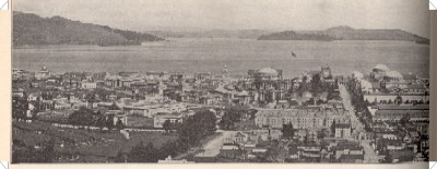 The Panama-Pacific International Exposition, shown here in photographs that appeared in the September 4, 1915, issue of Good Roads magazine, was the focus of promotion by the National Old Trails Road Association, the Lincoln Highway Association, and others.