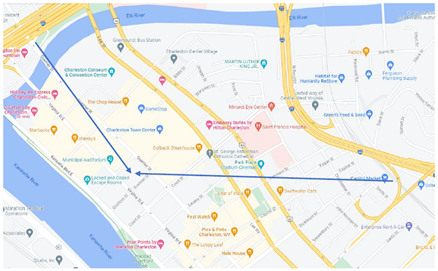 Directions to 300 Virginia Street East