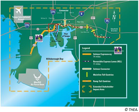 Tampa Toll Roads Map Transforming Transportation In Tampa | Fhwa