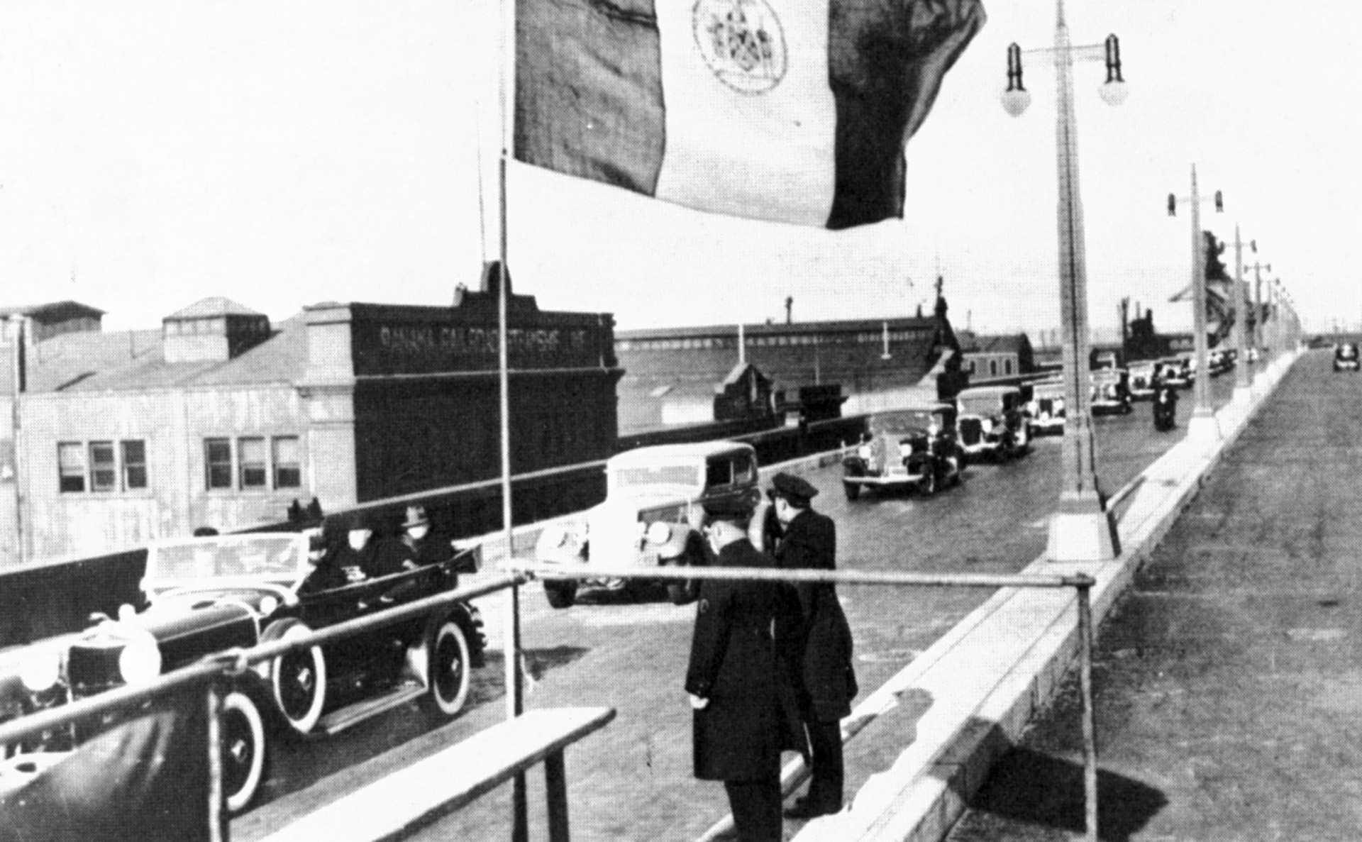 On January 5, 1933, Mayor John P. O'Brien led a motorcycle celebrating the opening of the West Side Highway, from 22nd Street to 40th Street, on January 5, 1933.