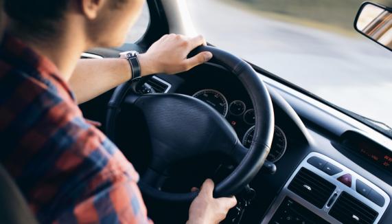 Person driving